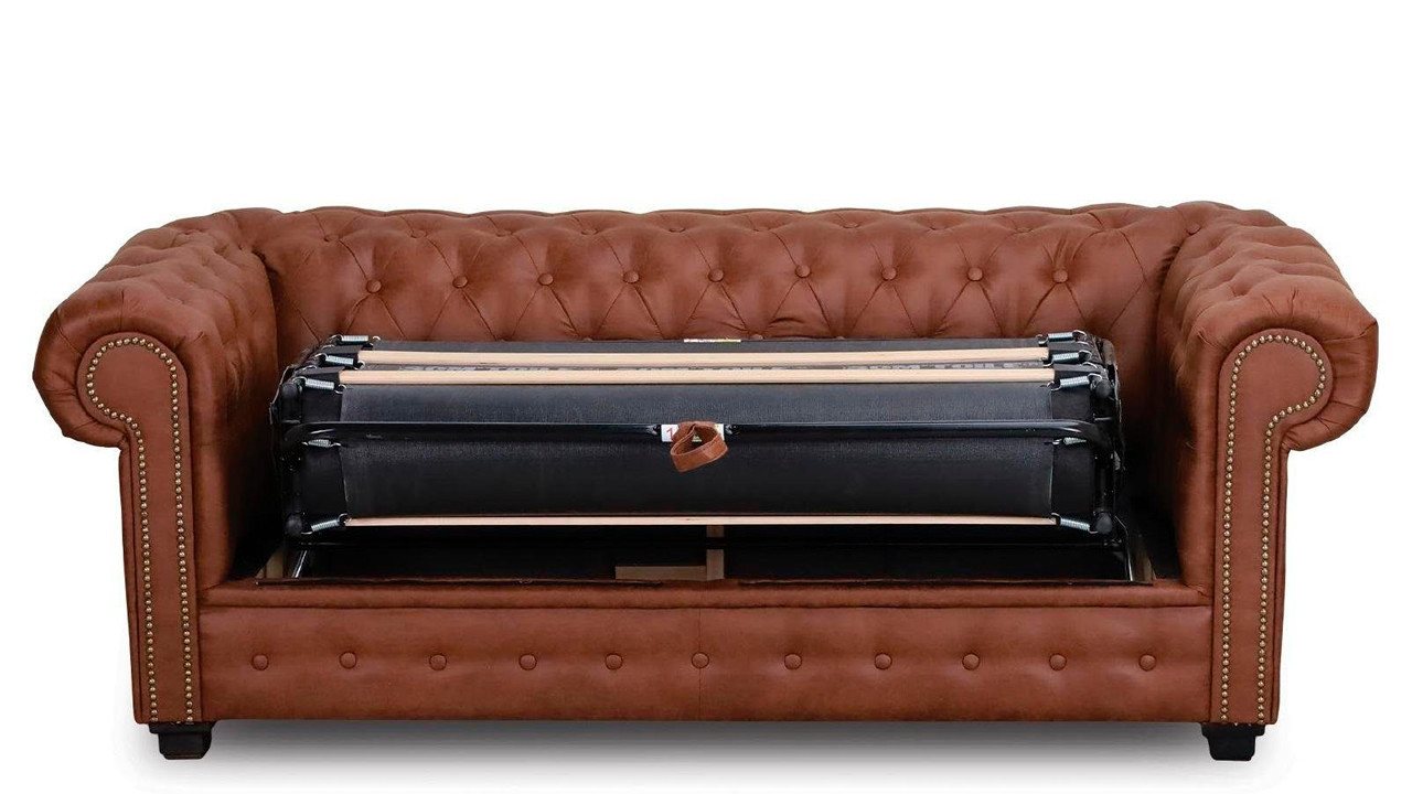 JVmoebel Sofa Chesterfield Sofa mit Bettfunktion Couch Polster Möbel Schlafsofa, Made in Europa JVmoebel Sofa Chesterfield Sofa mit Bettfunktion Couch Polster Möbel Schlafsofa, Made in Europa von JVmoebel