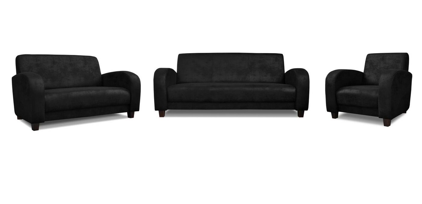 JVmoebel Sofa, Sofagarnitur Moderne 321 Sitzer Ledersofa Couch Wohnlandschaft Garnitur Design von JVmoebel