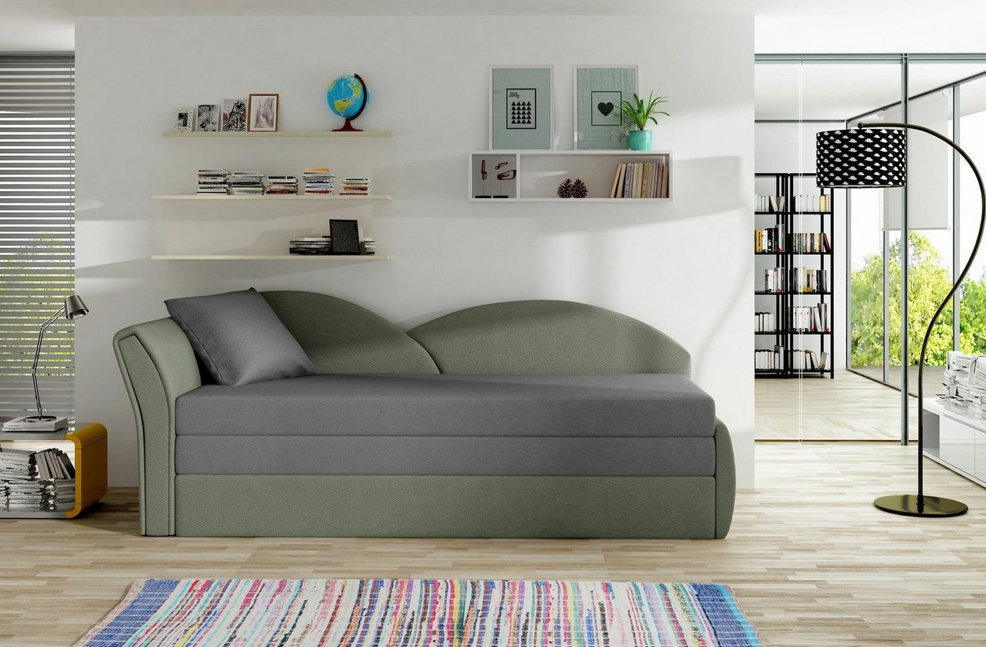 JVmoebel Sofa, Schlafzimmer Couch Schlafsofa Kinderzimmer Gästezimmer Sofa von JVmoebel