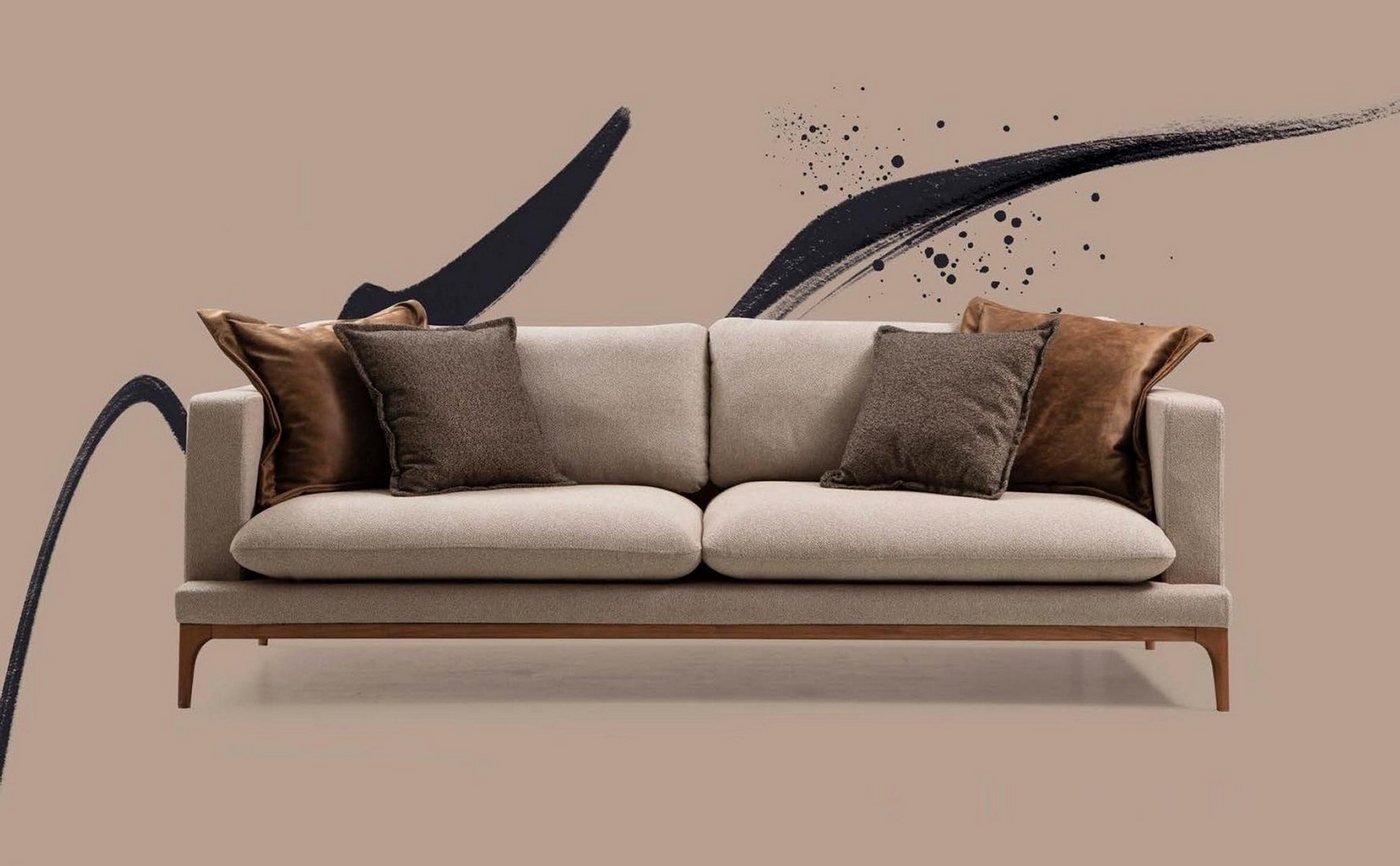 JVmoebel Sofa, Abnehmbare Rücken und Sitzkissen von JVmoebel