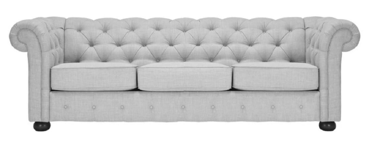 JVmoebel Sofa Beige Chesterfield Wohnzimmer Modern Design Couchen Sofa Samt, Made in Europe von JVmoebel