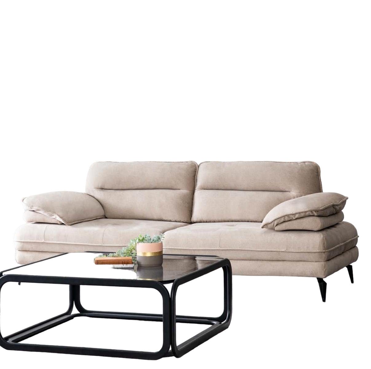 JVmoebel Sofa Bequeme Sofa Couch Dreisitzer Italienisches Design Luxus von JVmoebel