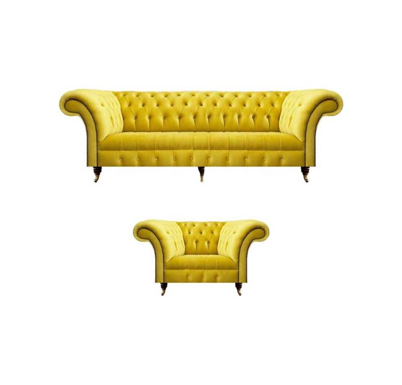 JVmoebel Polstergarnitur Chester Sofagarnitur 2-teiliges Stoffsofa Polstermöbel, (2-tlg., 3-Sitzer Sofa/Sessel), Made in Europa JVmoebel Polstergarnitur Chester Sofagarnitur 2-teiliges Stoffsofa Polstermöbel, (2-tlg., 3-Sitzer Sofa/Sessel), Made in Europa von JVmoebel