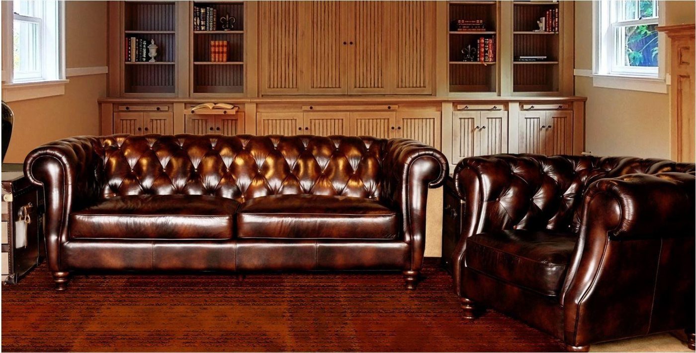 JVmoebel Sofa Chesterfield Big XXL Sofa Blackpool Couch Kunstleder Textil Polster, Made in Europa JVmoebel Sofa Chesterfield Big XXL Sofa Blackpool Couch Kunstleder Textil Polster, Made in Europa von JVmoebel