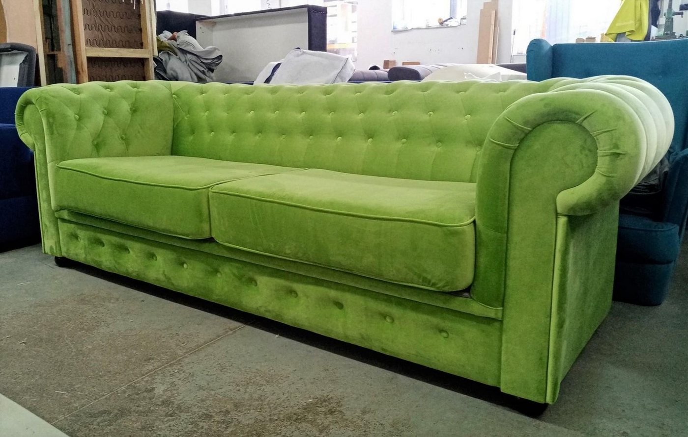 JVmoebel Sofa Chesterfield Sofa 2-Sitzer Polsterung Metall Design Stilvolle Möbel, Made in Europe von JVmoebel