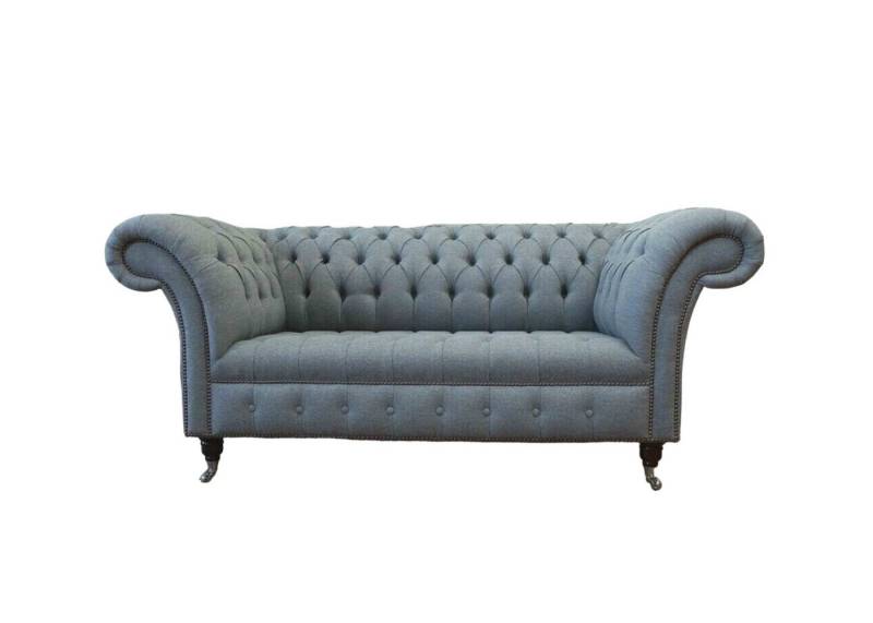 JVmoebel Sofa Chesterfield Sofa für Büro, 2-Sitzer, Textil in Grau, Made in Europa JVmoebel Sofa Chesterfield Sofa für Büro, 2-Sitzer, Textil in Grau, Made in Europa von JVmoebel