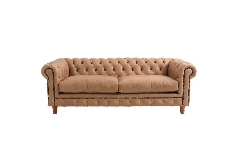 JVmoebel Sofa Design Leder Sofa Couch - Chesterfield Polster Dreisitzer, Made in Europe von JVmoebel