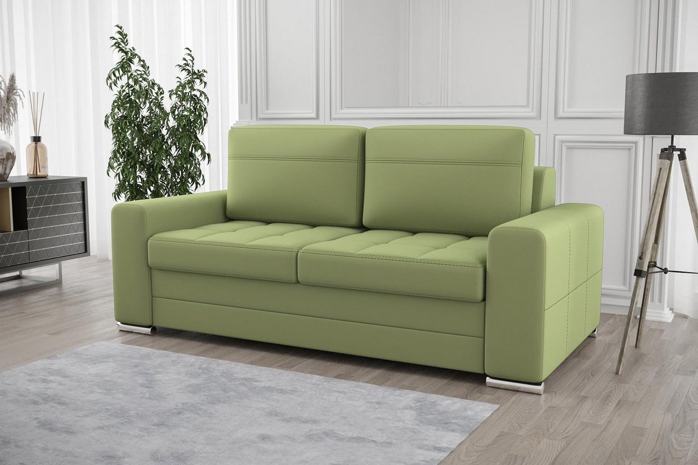 JVmoebel Sofa Design Polster Modern 100% Textil Stoff Modern Zweisitzer, Made in Europe von JVmoebel