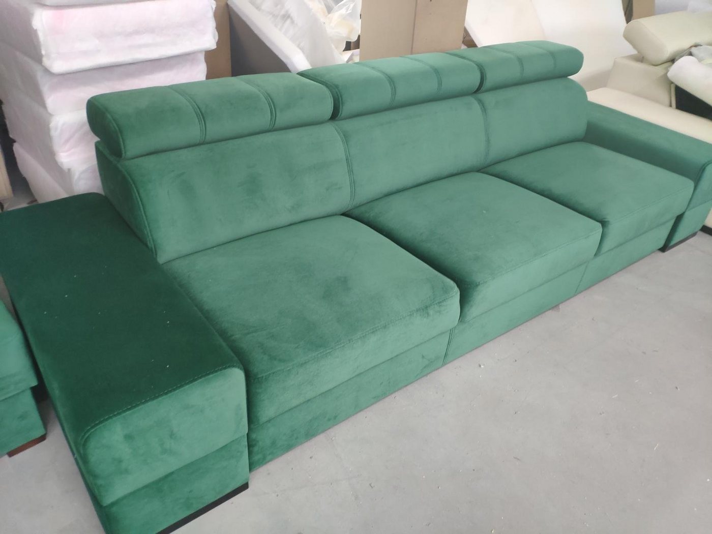 JVmoebel Sofa Design xxl Couchen Sofa 4 - Sitzer Couch Leder Polster, Made in Europe von JVmoebel