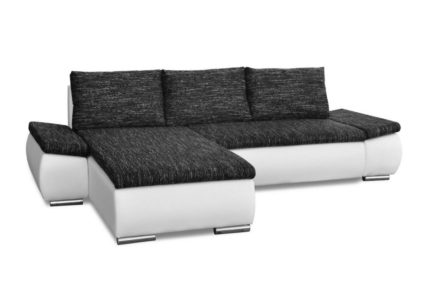 JVmoebel Sofa Designer Modernes Ecksofa L-form Bettfunktion Couch Leder Sofas, Made in Europe von JVmoebel
