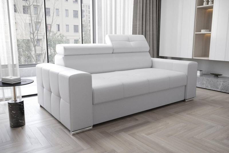 JVmoebel Sofa Designer Zweisitzer Couch Polster Textil Leder Sofa Design 2 Sitzer, Made in Europa von JVmoebel