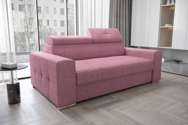 JVmoebel Sofa Designer Zweisitzer Couch Polster Textil Leder Sofa Design 2 Sitzer, Made in Europa von JVmoebel