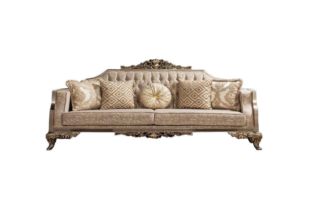 JVmoebel Sofa, Dreisitzer Sofa 3 Sitzer Sofa Sofas Stoff Barock Rokoko Couch Design von JVmoebel