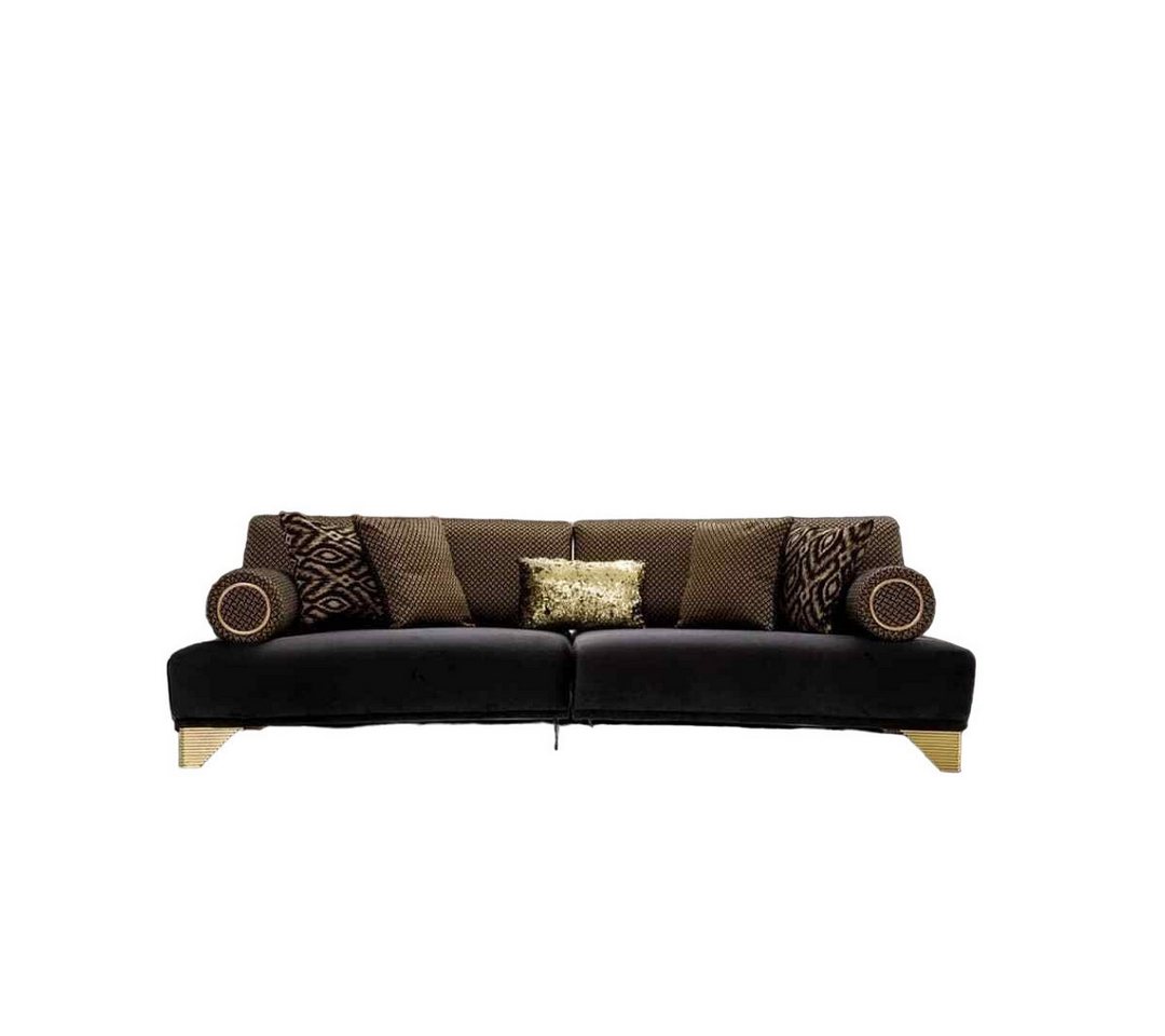 JVmoebel Sofa Dreisitzer Sofa Luxus Sofas Wohnzimmer Couch Stoff 260cm, Made in Europe von JVmoebel