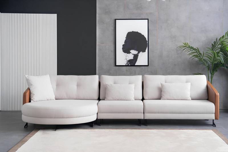 JVmoebel Ecksofa Couch Sofa L-Form Modular Kissen Modern Design Eckcouch Wohnzimmer, 1 Teile, Made in Europa JVmoebel Ecksofa Couch Sofa L-Form Modular Kissen Modern Design Eckcouch Wohnzimmer, 1 Teile, Made in Europa von JVmoebel