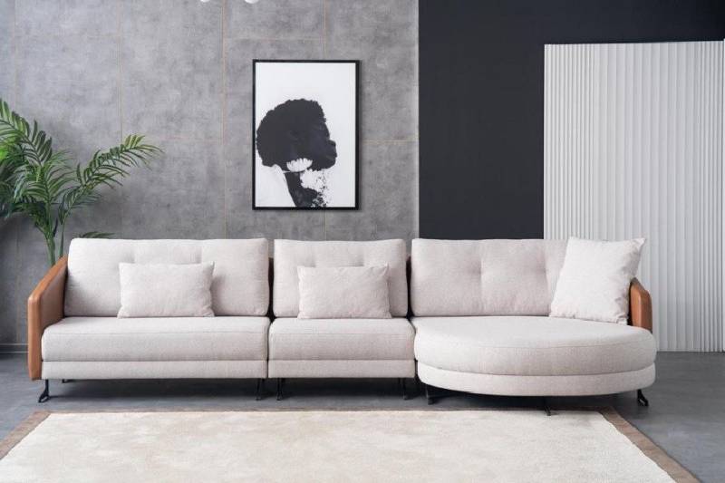 JVmoebel Ecksofa Couch Sofa L-Form Modular Kissen Modern Design Eckcouch Wohnzimmer, 1 Teile, Made in Europa JVmoebel Ecksofa Couch Sofa L-Form Modular Kissen Modern Design Eckcouch Wohnzimmer, 1 Teile, Made in Europa von JVmoebel