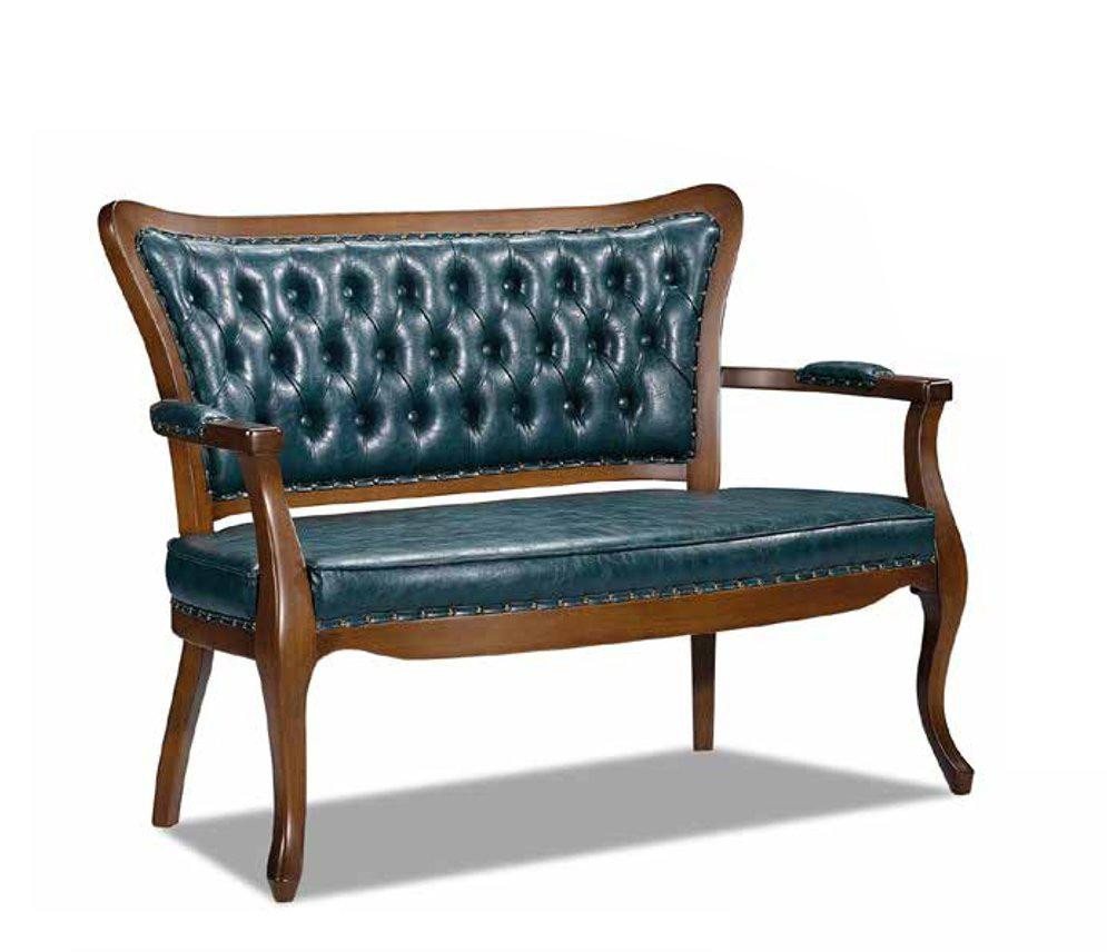 JVmoebel Sofa Grün Luxus 2-Sitzer Wohnzimmer Chesterfield Bank Designer Sitzmöbel, Made in Europa JVmoebel Sofa Grün Luxus 2-Sitzer Wohnzimmer Chesterfield Bank Designer Sitzmöbel, Made in Europa von JVmoebel