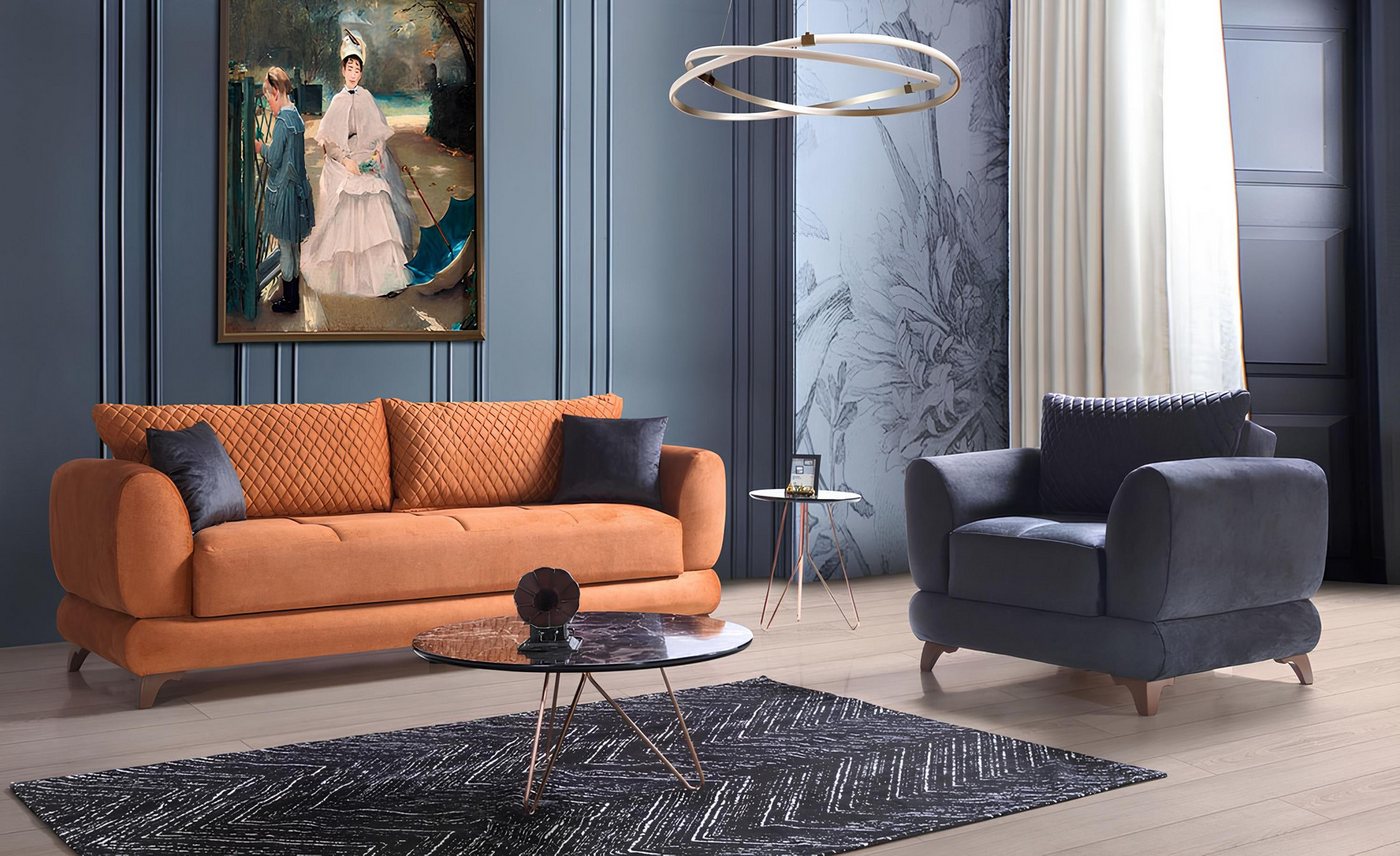 JVmoebel Polstergarnitur Klassische 3+1 Sofagarnitur mit Relaxsessel Komplettset, (3 Sitzer), Made in Europa JVmoebel Polstergarnitur Klassische 3+1 Sofagarnitur mit Relaxsessel Komplettset, (3 Sitzer), Made in Europa von JVmoebel