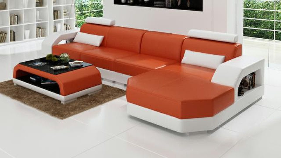 JVmoebel Sofa LEDERSOFA XXL WOHNLANDSCHAFT GARNITUR LEDER GARNITUR ECKCOUCH ECKSOFA, Made in Europa JVmoebel Sofa LEDERSOFA XXL WOHNLANDSCHAFT GARNITUR LEDER GARNITUR ECKCOUCH ECKSOFA, Made in Europa von JVmoebel