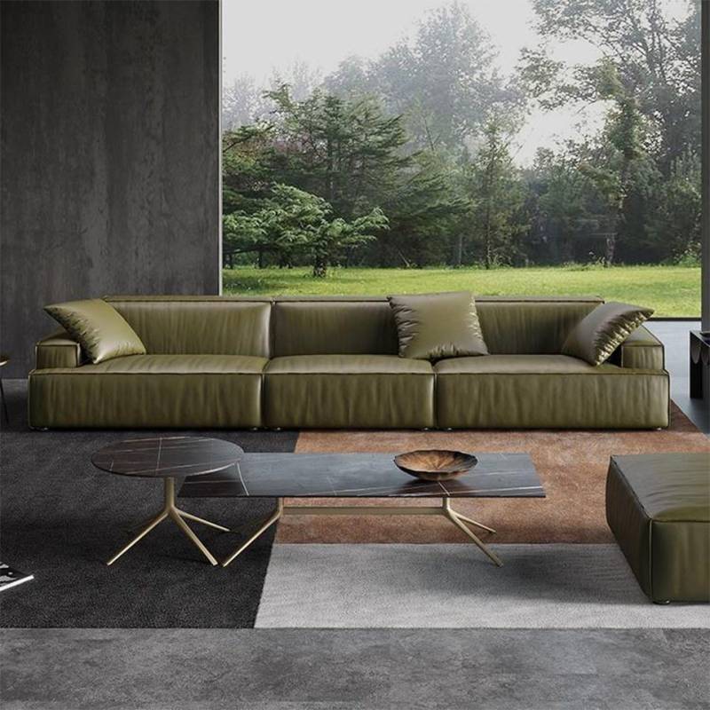 JVmoebel Sofa Ledersofa 6 Sitzer xxl Couch Big Sofa Lümmel Couchen Sofa, Made in Europa von JVmoebel