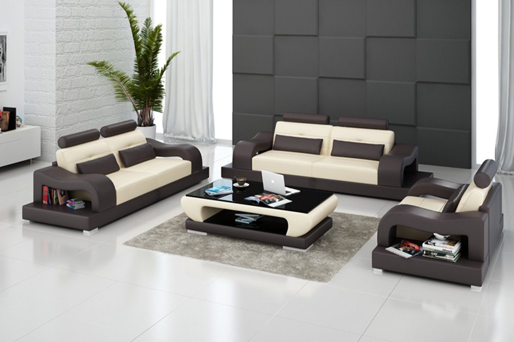 JVmoebel Sofa Luxus 3+2+1 Couchgarnitur Polstermöbel stilvolle Sofas Neu, Made in Europe von JVmoebel