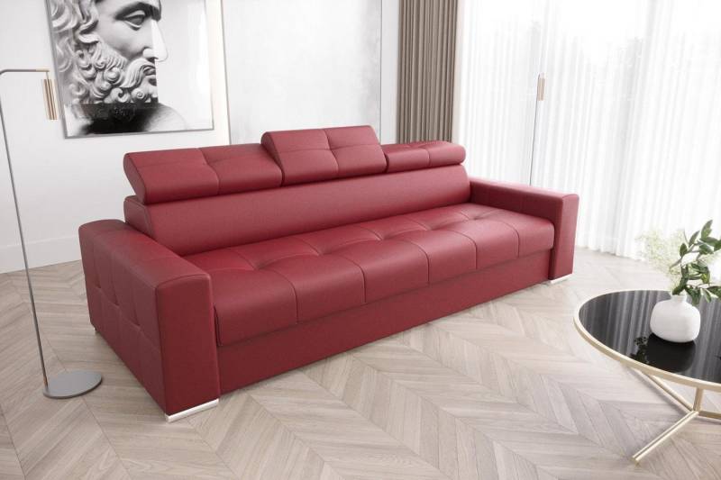 JVmoebel Sofa Moderne 3er Sitz Sofas Zimmer Möbel Weiß Polster Dreisitzer, Made in Europe von JVmoebel