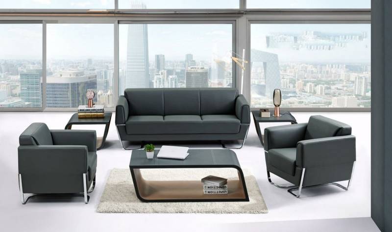 JVmoebel Sofa Modernes Sofa Dreisitzer Büro Couch Sitz Polster Design Couch, Made in Europe von JVmoebel
