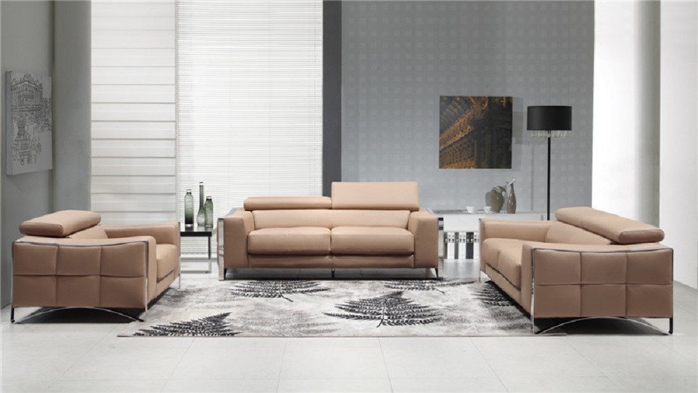 JVmoebel Sofa Multifunktions Ledercouch Sitz Polster Wohnzimmer Leder Garnitur, Made in Europa von JVmoebel