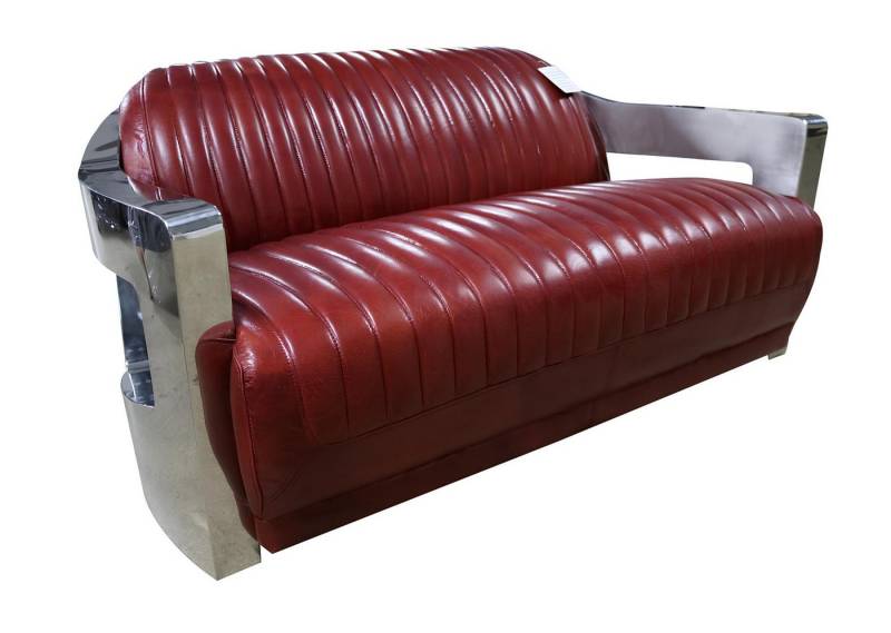 JVmoebel 2-Sitzer Retro 2-Sitzer Ledercouch Vintage Designer Sofa Polsterung, Made in Europa JVmoebel 2-Sitzer Retro 2-Sitzer Ledercouch Vintage Designer Sofa Polsterung, Made in Europa von JVmoebel