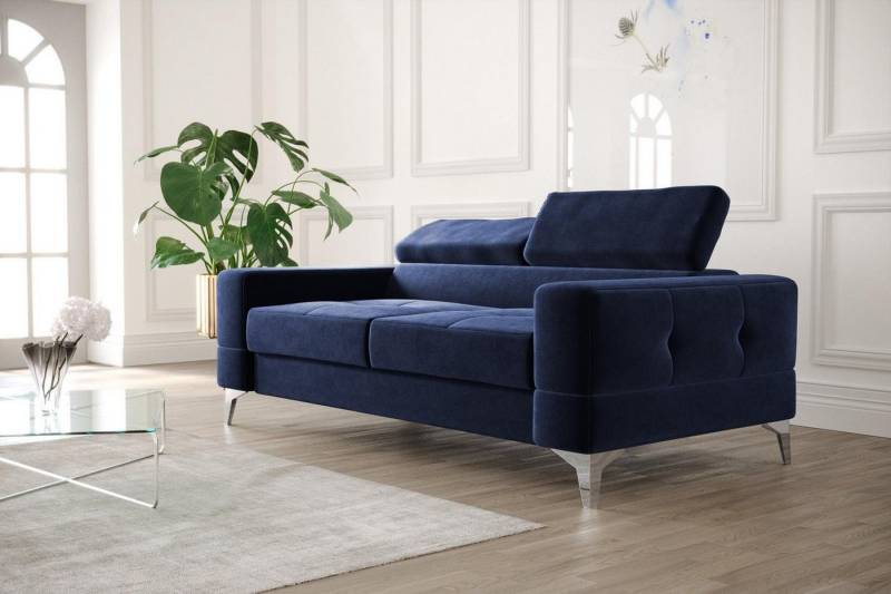 JVmoebel Sofa Schwarzer Zweisitzer Luxus Couch Moderne Wohnzimmer Sitzmöbel, Made in Europe von JVmoebel