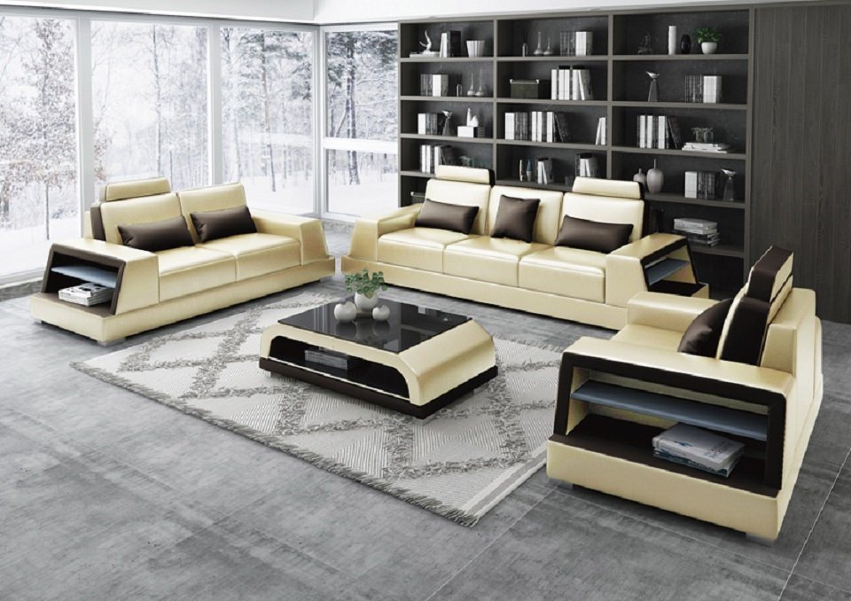 JVmoebel Sofa Sofagarnitur 3+1 Sitzer Set Design Sofas Polster Couchen Modern Sofa, Made in Europe von JVmoebel