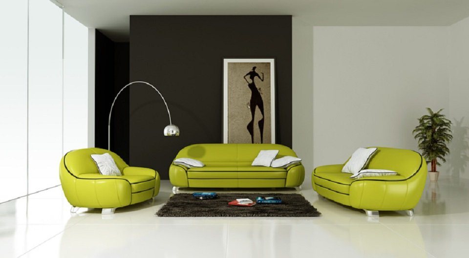 JVmoebel Sofa Sofagarnitur 3+2+1 Polster Designer Sofas Couch Sofa Garnituren Leder, Made in Europe von JVmoebel