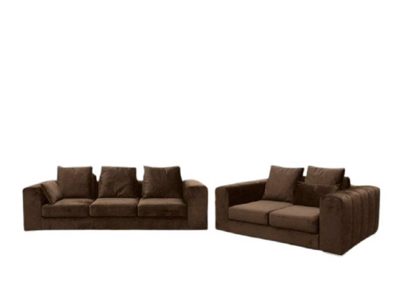 JVmoebel Sofa Sofagarnitur Big Set 32 Sitzer Textil Sofa Couch Wohnzimmer Garnitur, 2 Teile, Made in Europa von JVmoebel