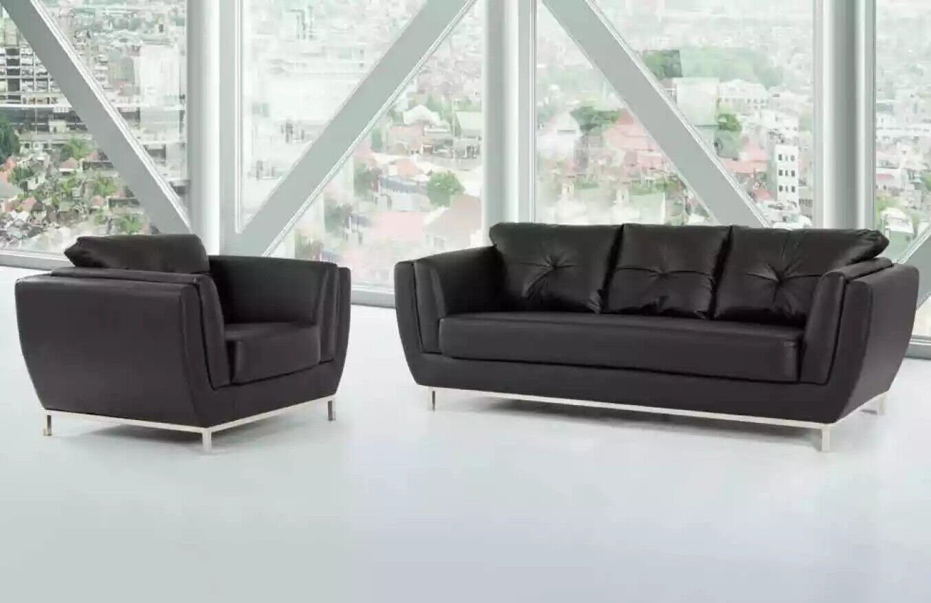 JVmoebel Sofa Sofagarnitur Sofa Luxus 3+1 Sessel Dreisitzer Sessel Sitzer Garnitur, Made In Europe von JVmoebel