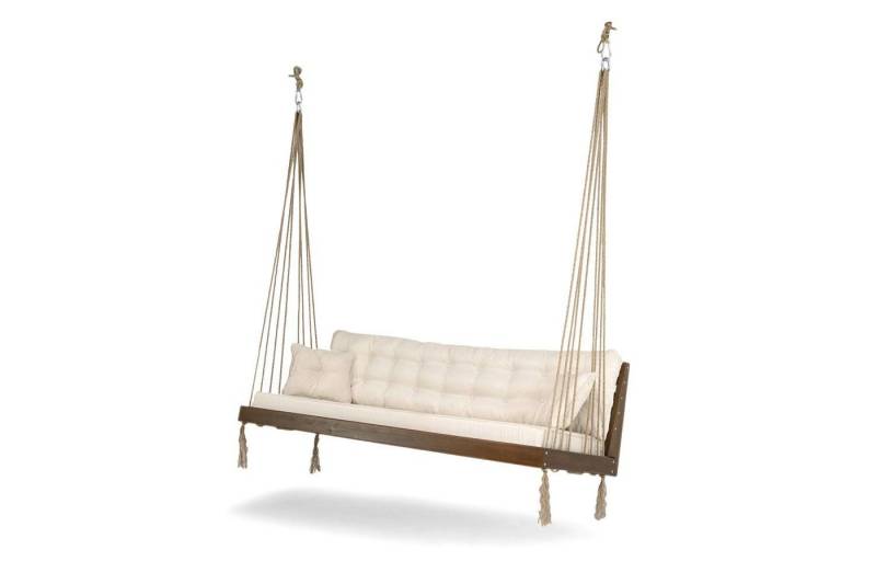 JVmoebel Hollywoodschaukel Stilvolles Hängesofa Designer Gartenmöbel Terrassen Holz Polstersofa, 1 tlg., Hängesofa, Made in Europa von JVmoebel