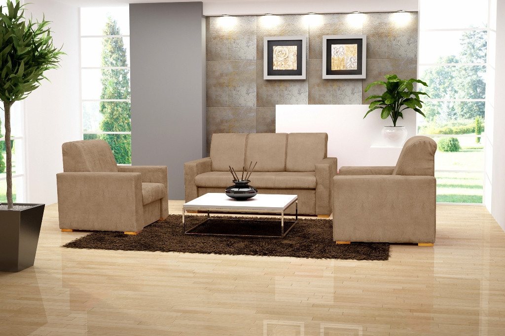 JVmoebel Sofa Wohlfühl-Schlafsofa mit Bettfunktion und Polsterung für Wohnräume, Made in Europa von JVmoebel