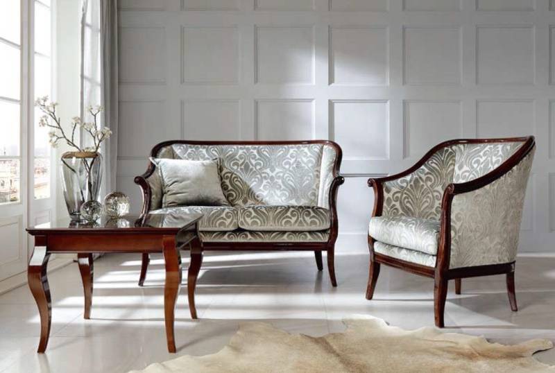 JVmoebel Sofa Zweisitzer Stoffsofa in Grau und Braun für das Wohnzimmer, Made in Europa von JVmoebel