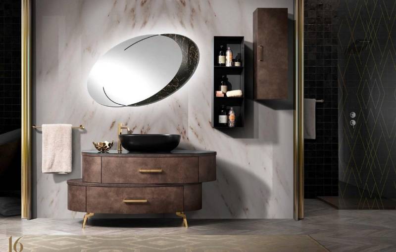 JVmoebel Spiegel Hängender Badezimmerspiegel mit Spiegelschrank und Wandmontage, Made in Europa JVmoebel Spiegel Hängender Badezimmerspiegel mit Spiegelschrank und Wandmontage, Made in Europa von JVmoebel