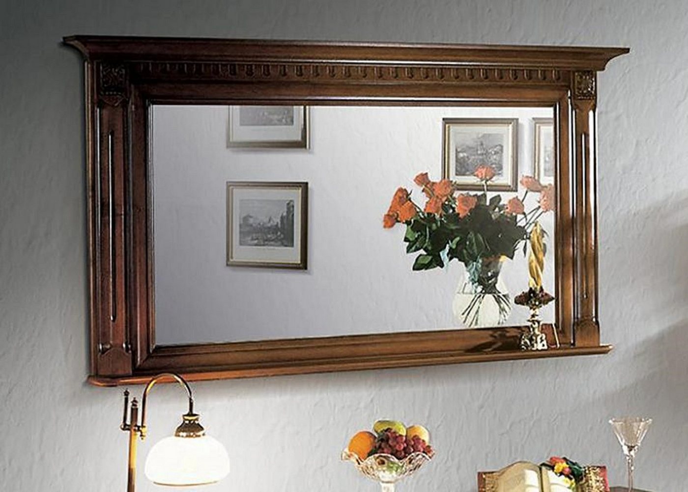 JVmoebel Spiegel Antiker Wandspiegel Rahmenspiegel Designspiegel für Flur (1-St), Made in Europa von JVmoebel