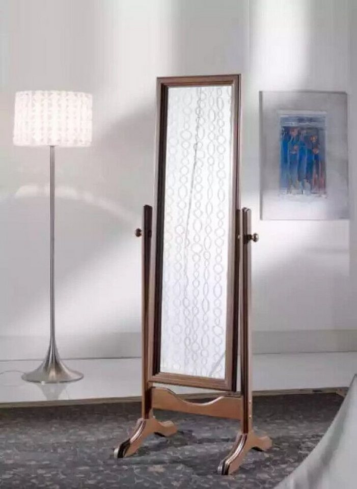 JVmoebel Standspiegel Bodenspiegel Spiegel Schlafzimmer Holzrahmen Braun 57x167 Neu (1-St., 1x nur Standspiegel), Made in Europa von JVmoebel