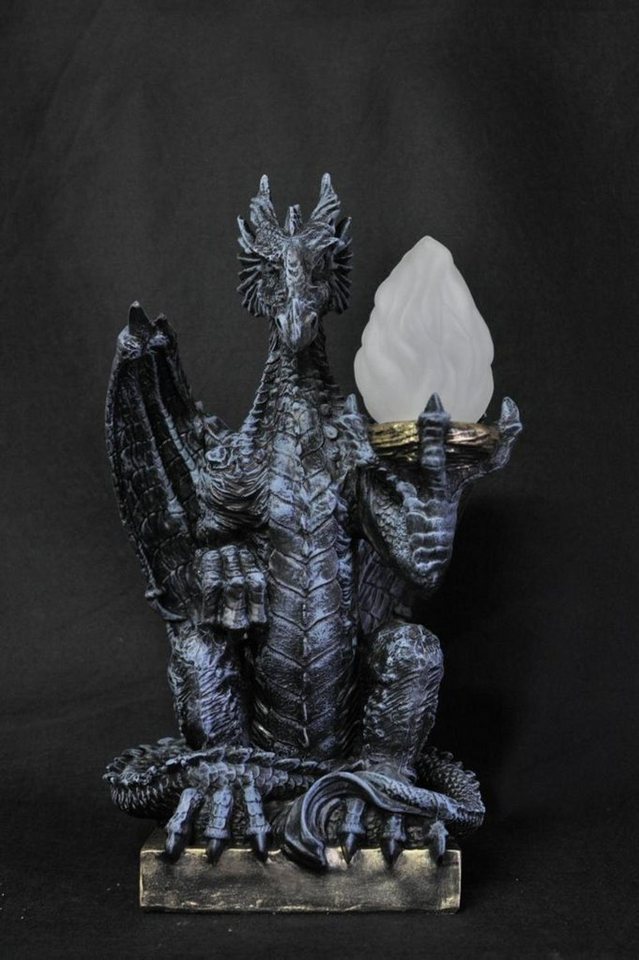 JVmoebel Stehlampe Design Gothik Stehleuchte Lampe Stand Leuchten Drachen P6821 55cm, Made in Europa von JVmoebel