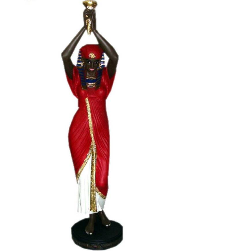 JVmoebel Stehlampe Design Stehleuchte Ägptische Frau Figur Steh Lampe Leuchten Steh, Made in Europa JVmoebel Stehlampe Design Stehleuchte Ägptische Frau Figur Steh Lampe Leuchten Steh, Made in Europa von JVmoebel