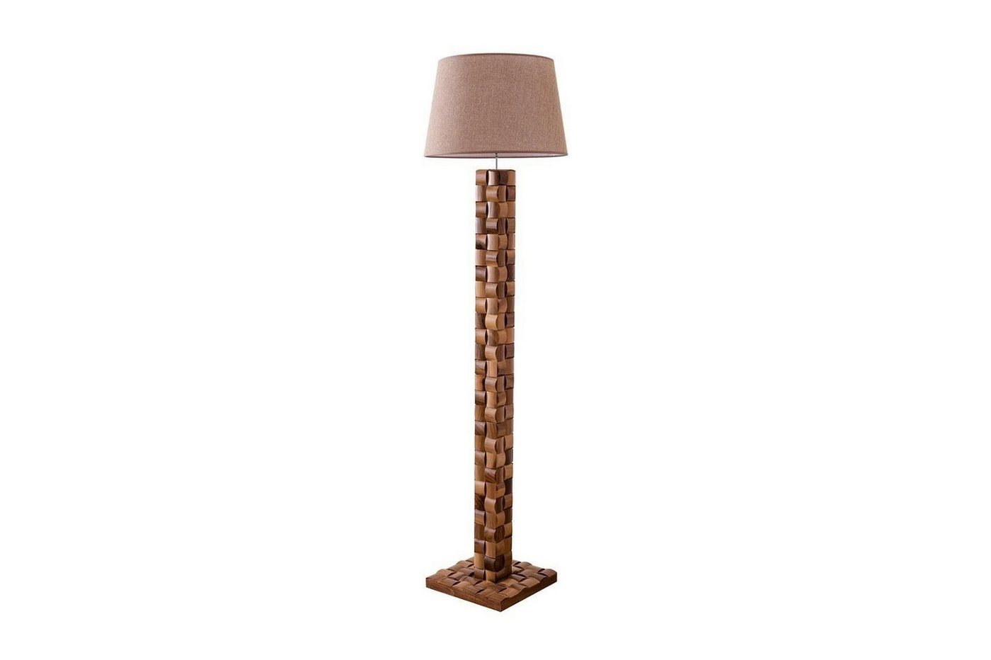 JVmoebel Stehlampe Stehleuchte Stehlampe Stand Steh Leuchten Lampen Lampe Braun Möbel, Made in Europa von JVmoebel
