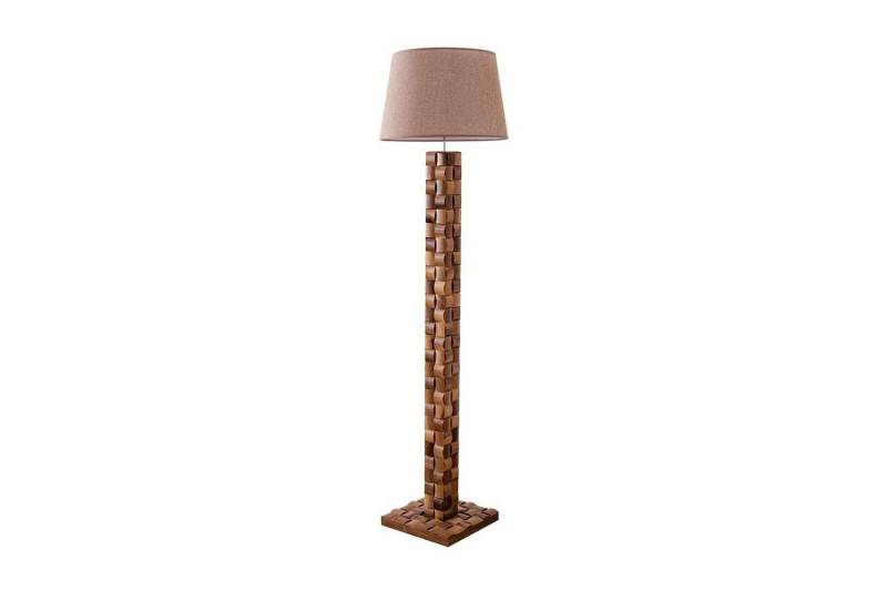 JVmoebel Stehlampe Stehleuchte Stehlampe Stand Steh Leuchten Lampen Lampe Braun Möbel, Made in Europa von JVmoebel