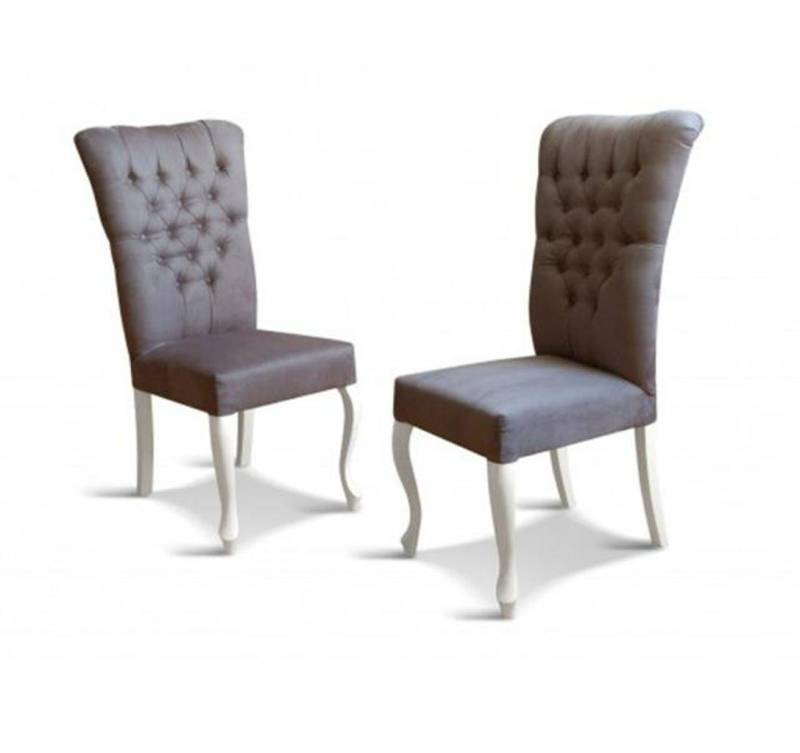 JVmoebel Esszimmerstuhl CHESTERFIELD STUHL SESSEL LEDER TEXTIL STOFF STÜHLE, Made in Europa von JVmoebel