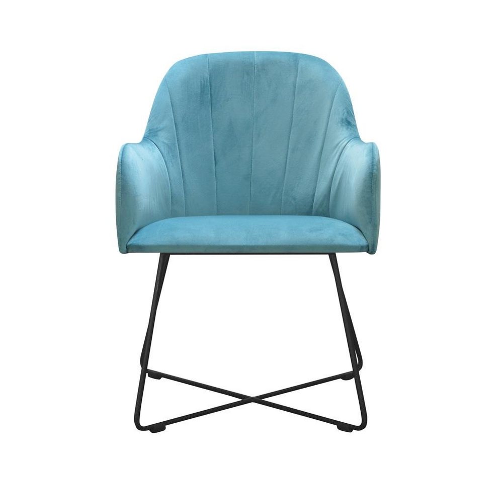 JVmoebel Stuhl, Design Stühle Stuhl Sitz Praxis Ess Zimmer Textil Stoff Polster von JVmoebel
