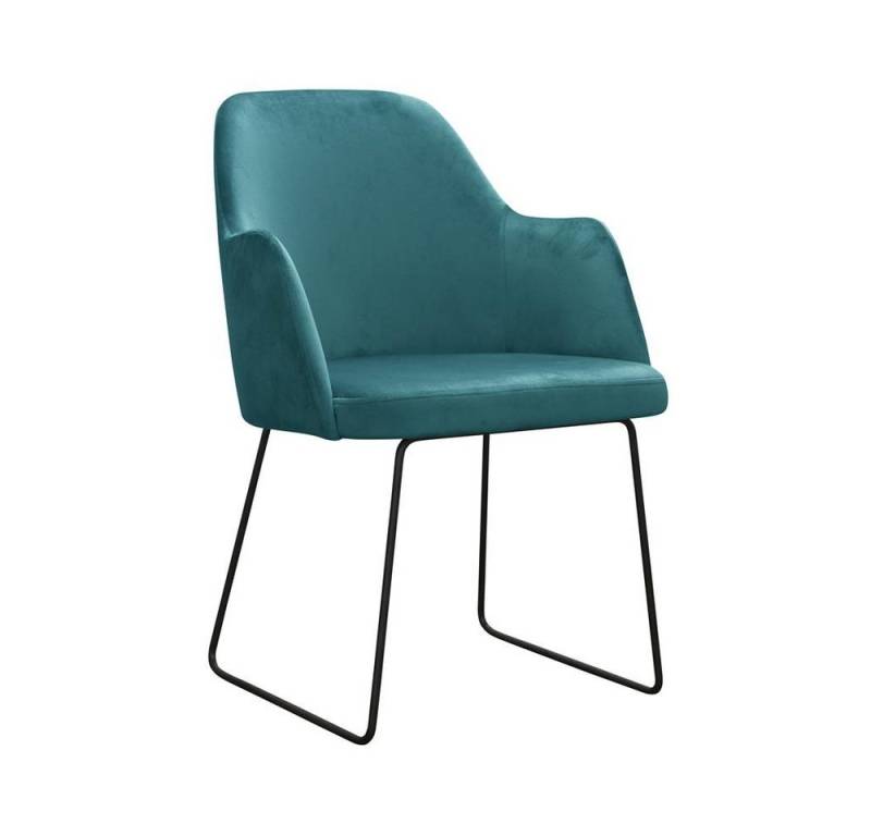 JVmoebel Stuhl Sitz Praxis Ess Zimmer Stühle Textil Stoff Polster Warte Kanzlei, Made in Europa von JVmoebel