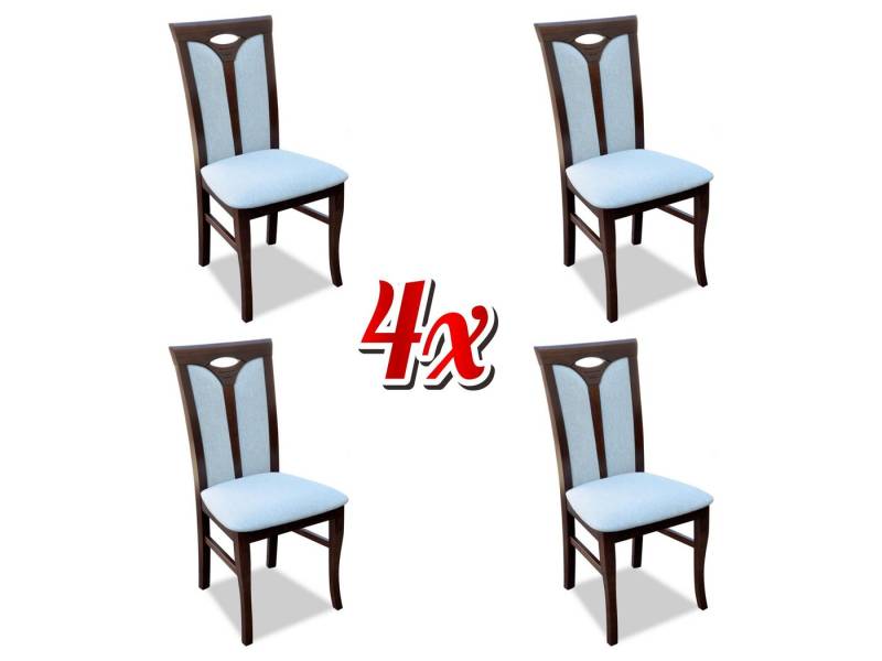 JVmoebel Küchenstuhl Ess Sitz Polster Tisch Set Holz Garnitur Lehn Tische Gruppe Stühle, Made in Europa von JVmoebel