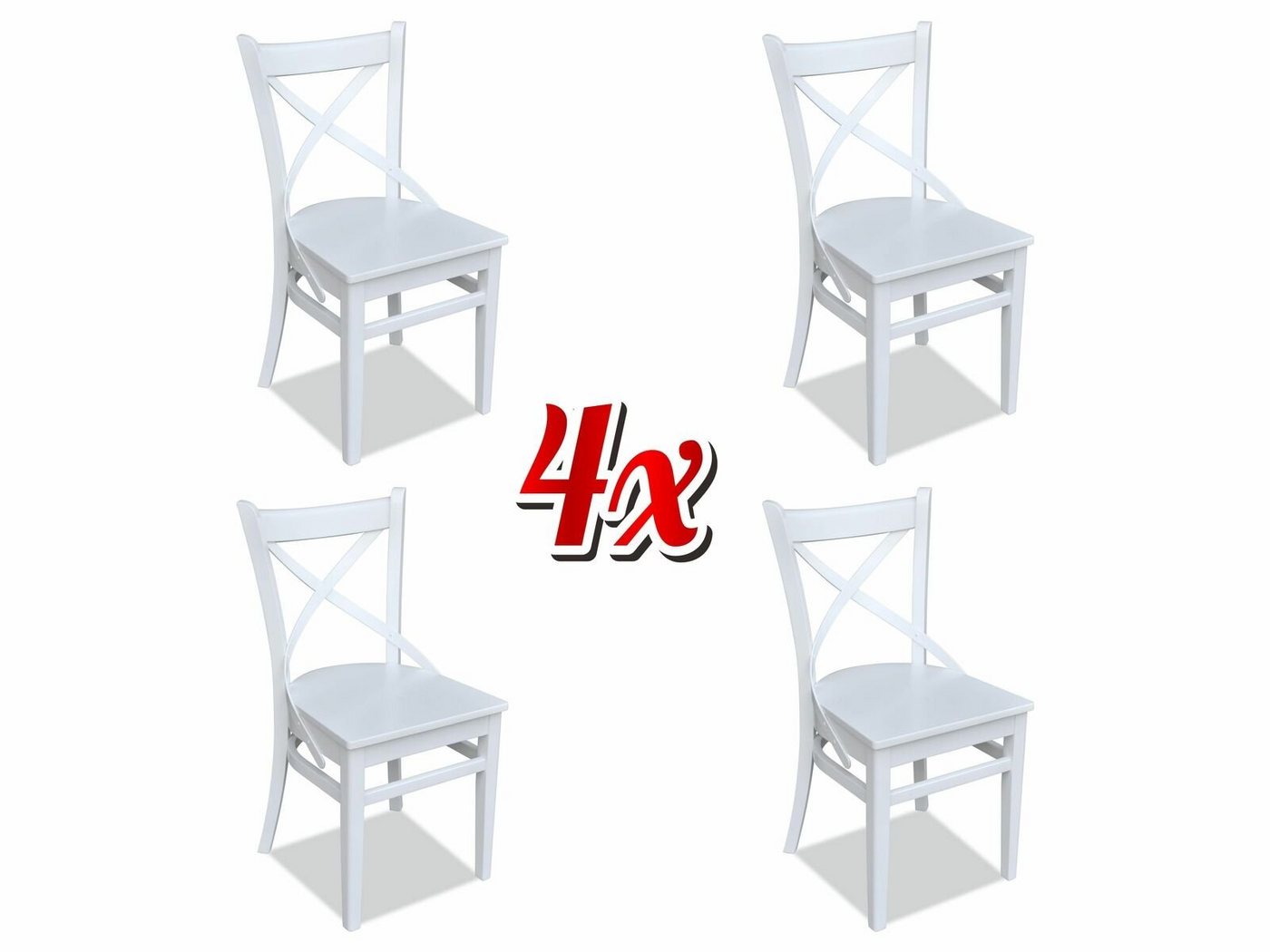 JVmoebel Stuhl, Ess Stuhl Zimmer Set Sitz Garnitur 4x Stühle Moderne Polster Design Textil Holz von JVmoebel