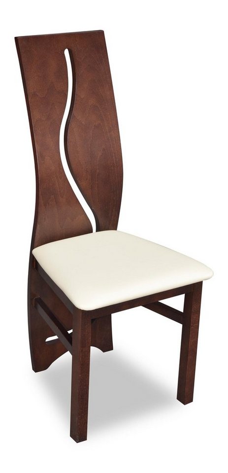 JVmoebel Stuhl, Design Lehnstuhl Stühle Polster Küchen Stuhl Sessel Holzstuhl von JVmoebel